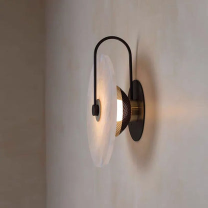 Nordic Marmeren Wandlamp met LED Verlichting voor Woonkamer en Slaapkamer – Creatief Rond Design 4