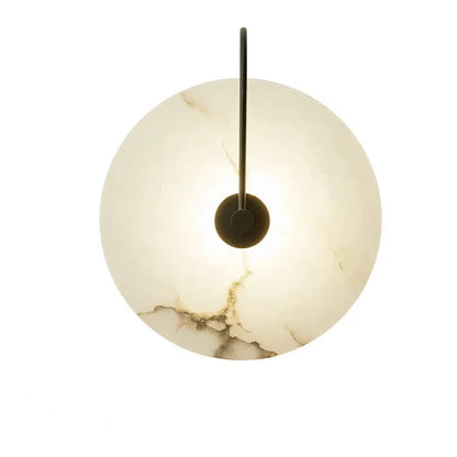 Nordic Marmeren Wandlamp met LED Verlichting voor Woonkamer en Slaapkamer – Creatief Rond Design 6