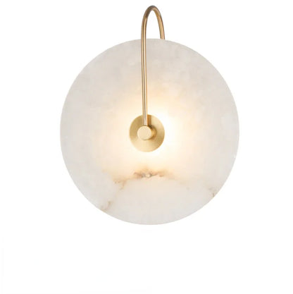 Nordic Marmeren Wandlamp met LED Verlichting voor Woonkamer en Slaapkamer – Creatief Rond Design 7
