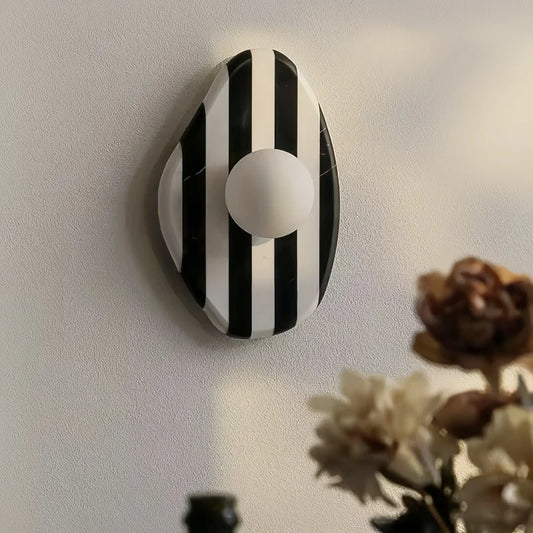 Onregelmatige Marmeren Wandlamp van Natuursteen voor Woonkamer, Slaapkamer en Badkamer – Stijlvolle Muurlamp met G9 Fitting 0