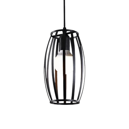 Industriële Zwarte Hanglamp – Minimalistisch Ontwerp voor Woonkamer en Eetkamer