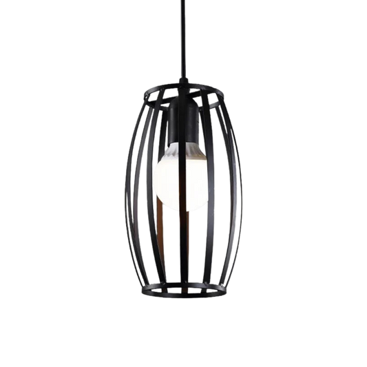 Industriële Zwarte Hanglamp – Minimalistisch Ontwerp voor Woonkamer en Eetkamer