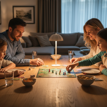Scandinavisch Design tafellamp met Dimbare LED Verlichting