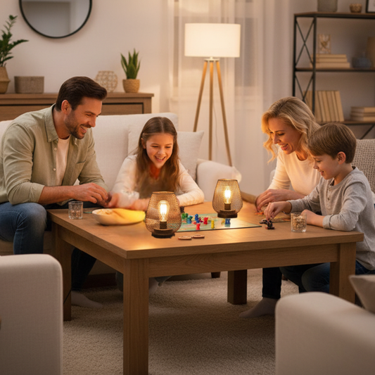 Draadloze LED-lantaarn met Warm Wit Licht – Perfect voor Binnen en Buiten