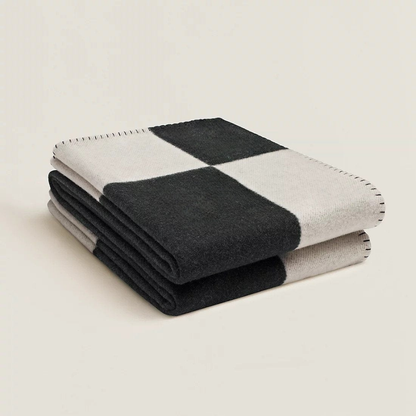 Luxe Wollen Deken van Wol-Kasjmier – Elegante Deken voor Stijlvolle Interieurs, Ideaal voor Banken en Stoelen 0