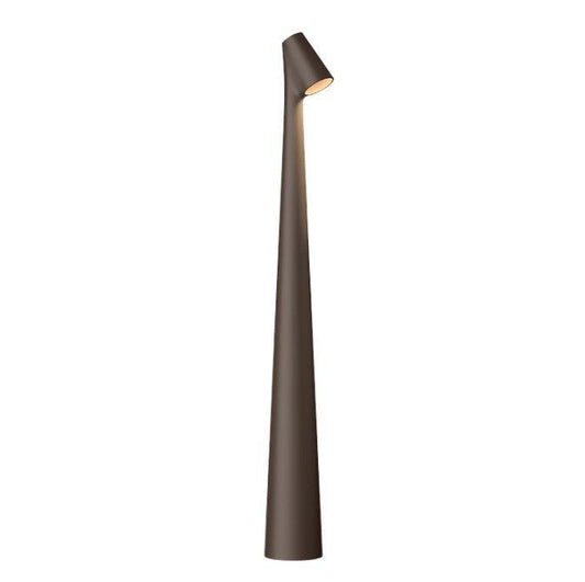 Oplaadbare Draadloze Tafellamp Zwart van Aluminium met Drie Lichtsterkten - Elegante Draagbare Designlamp 0