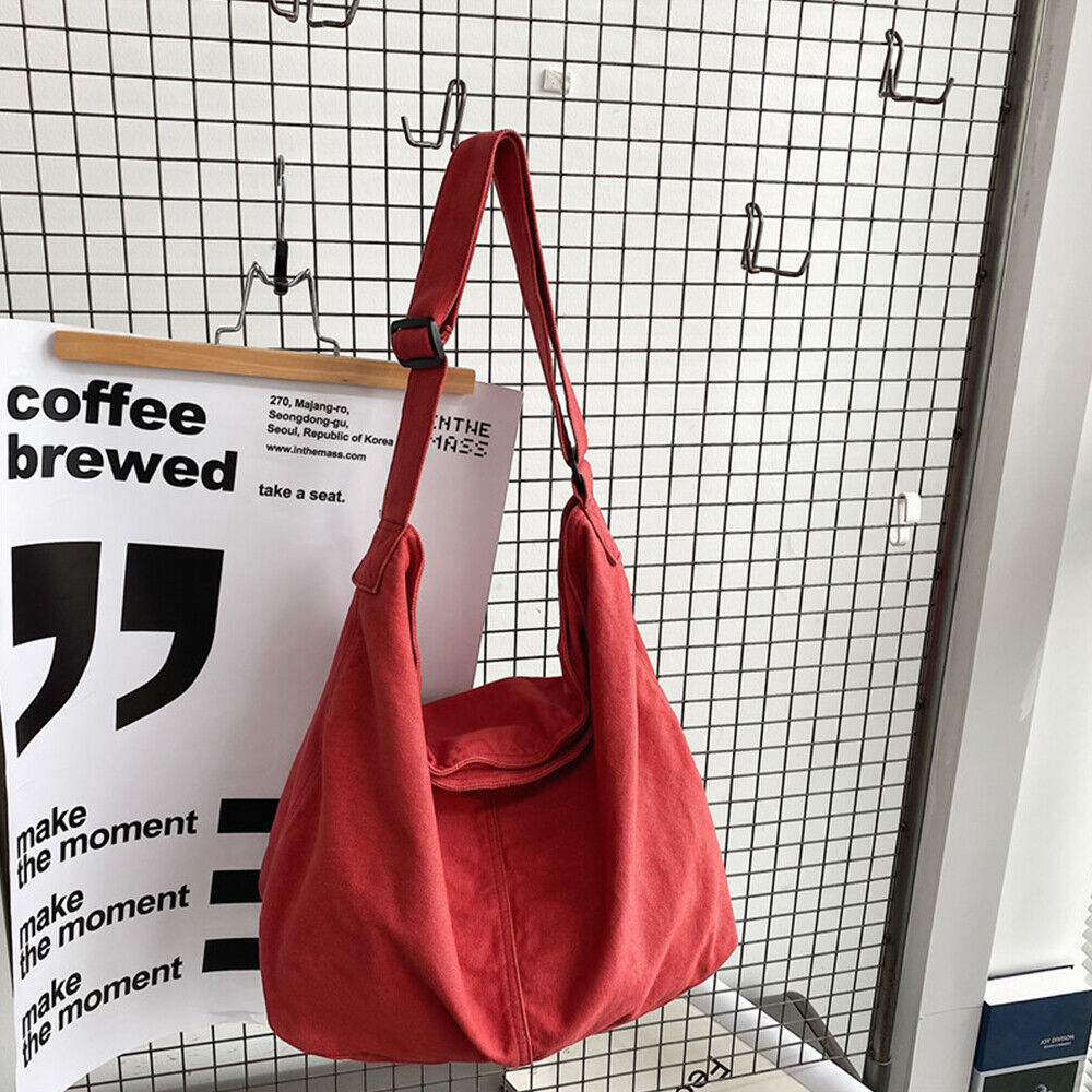 Oversized Canvas Schoudertas Dames met Comfortabele Band – Ruime Zwarte Schoudertas voor Werk en Vrije Tijd 2