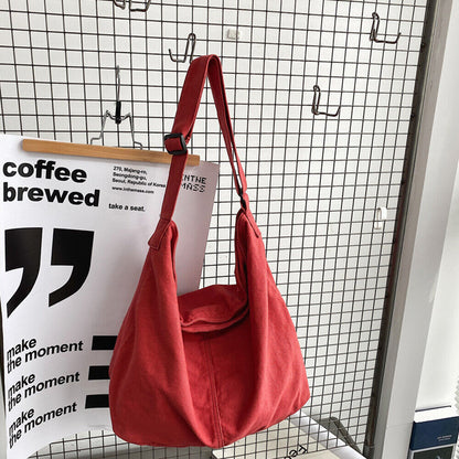 Oversized Canvas Schoudertas Dames met Comfortabele Band – Ruime Zwarte Schoudertas voor Werk en Vrije Tijd 2