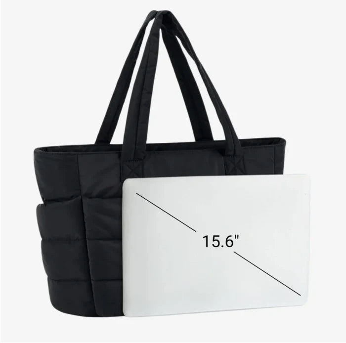 Puffer Schooltas met Laptopvak – Waterafstotend en Ruim Hoofdvak voor School en Werk 2