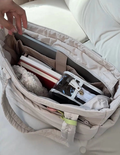 Puffer Schooltas met Laptopvak – Waterafstotend en Ruim Hoofdvak voor School en Werk 6
