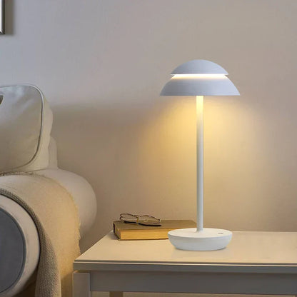 Oplaadbare Tafellamp Zwart met Instelbare Helderheid – Draadloze Verlichting voor Thuis en Kantoor