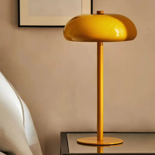 Retro Chic Draadloze Tafellamp – Oplaadbaar met Aanraakbediening en Draagbaar Ontwerp voor Moderne Verlichting 1