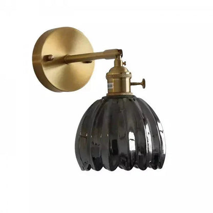 Retro Glazen Wandlamp in Tulpvorm met Warm Licht – Vintage Muurlamp voor Gezellige Sfeer 10