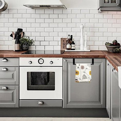 Roestvrij Stalen Handdoekhouder zonder Boren – 23,5 cm Badkamer en Keuken Handdoekrek met EVA Bescherming 3