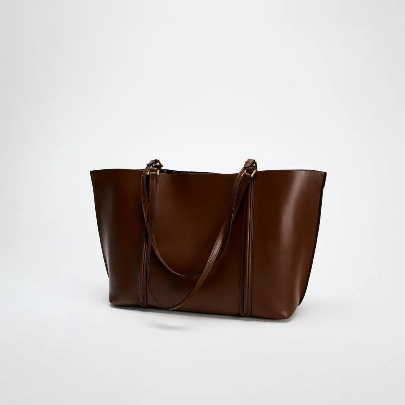 Ruime Handtas Dames van Hoogwaardig Leer met Stevige Schouderhengsels – Tijdloos Design voor Werk en Vrije Tijd 6