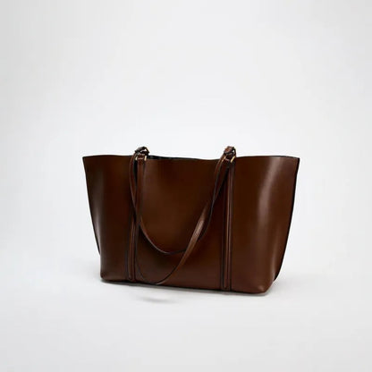 Ruime Handtas Dames van Hoogwaardig Leer met Stevige Schouderhengsels – Tijdloos Design voor Werk en Vrije Tijd 6