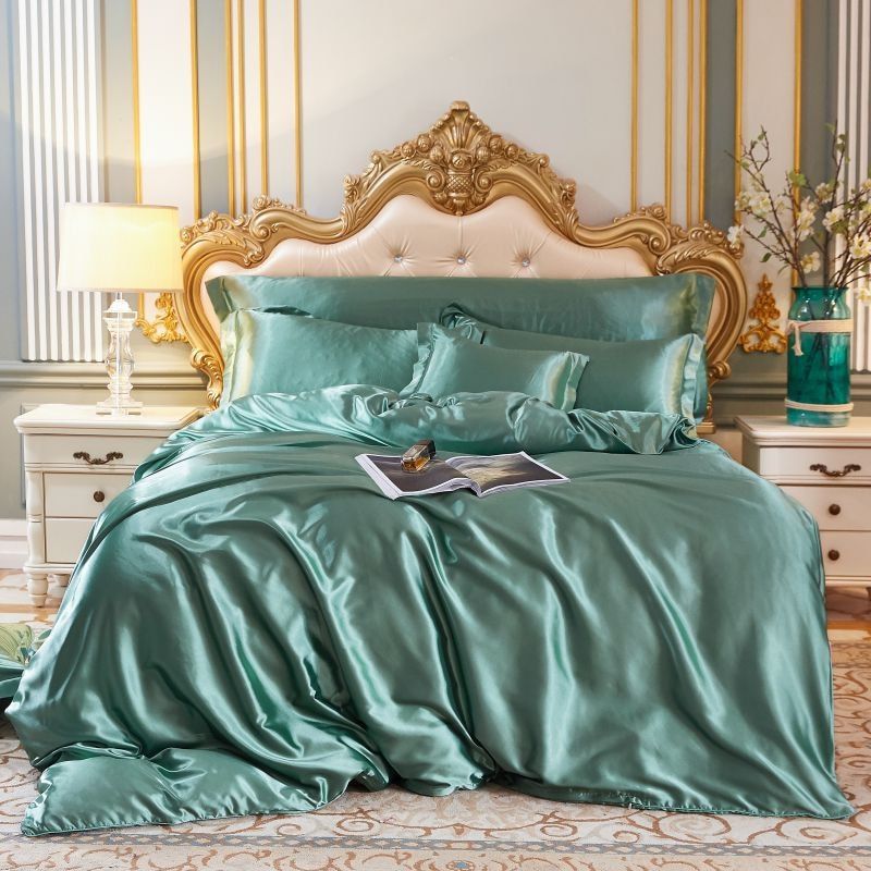 Satijnen Beddengoed Set voor Ultiem Slaapcomfort – Zacht, Ademend en Luxe Design, Beschikbaar in Eenpersoons en Tweepersoons Maten 11