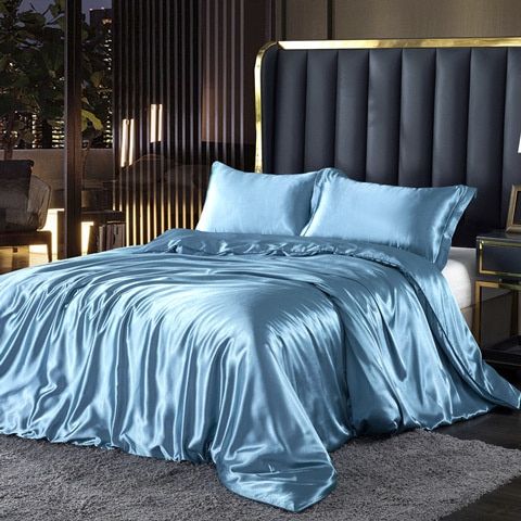 Satijnen Beddengoed Set voor Ultiem Slaapcomfort – Zacht, Ademend en Luxe Design, Beschikbaar in Eenpersoons en Tweepersoons Maten 7