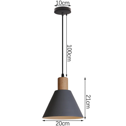 Scandinavische Hanglamp E27 Fitting voor Eettafel – Wit, Grijs en Groen Woonkamer Lamp 4