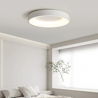 Scandinavische LED Plafondlamp - Ronde Plafonniere voor Slaapkamer en Woonkamer - Minimalistisch Design 2
