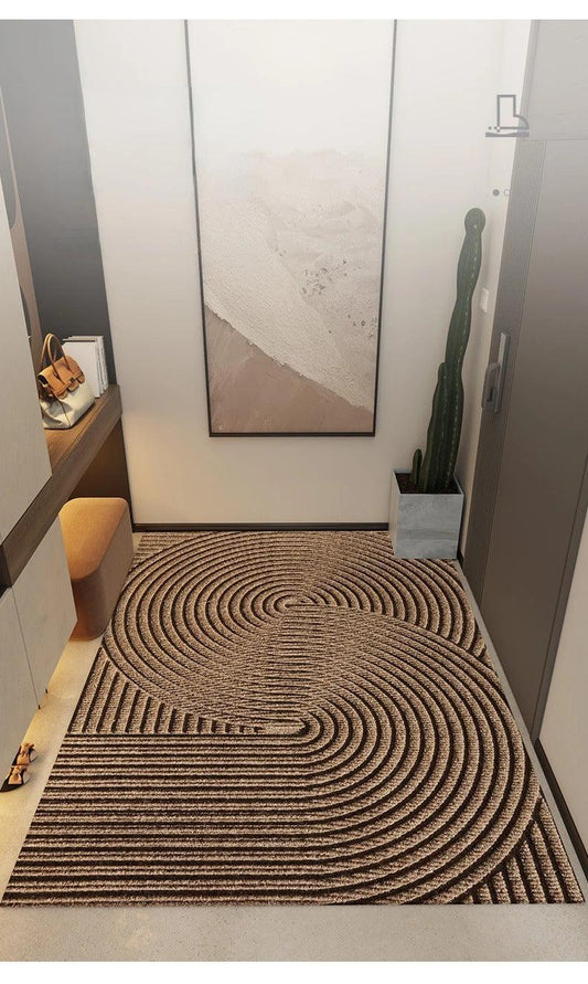 Scandinavische PVC Deurmat voor Binnen en Buiten - Slipbestendig en Duurzaam, Effectieve Vuilafvoer, Minimalistisch Ontwerp 1