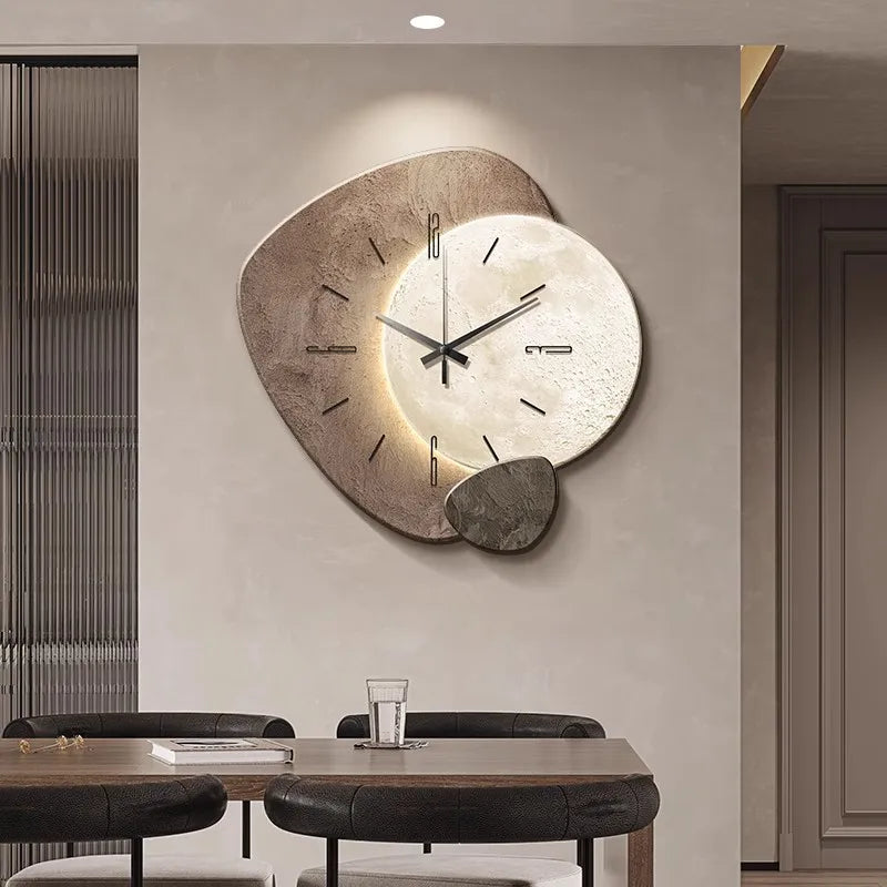 Scandinavische Wandklok met Verlichting – Modern Design in Diverse Afmetingen en Kleuren 5