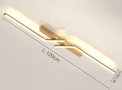 Moderne LED Plafondlamp Zwart - Energiezuinige Plafonniere voor Slaapkamer en Interieur