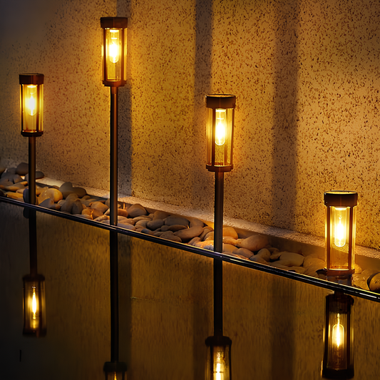 Tuinverlichting Zaklamp met Geïntegreerd Paneel – Duurzame Tuinlamp met 8-12 Uur Verlichting