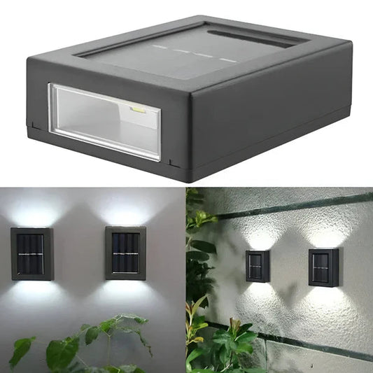 Solar Tuinlamp met Twee Lichtstralen – Weerbestendig en Duurzaam Tuinverlichting op Zonne-energie 1