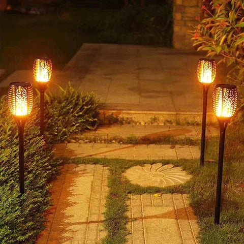 Solar Tuinverlichting Fakkel met Flikkerend Licht – IP65 Waterdicht en Eenvoudige Installatie 3