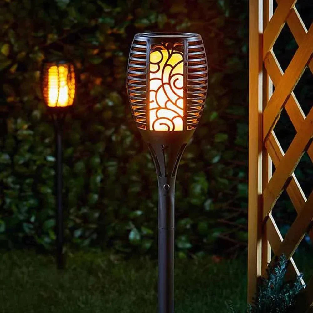 Solar Tuinverlichting Fakkel met Flikkerend Licht – IP65 Waterdicht en Eenvoudige Installatie 4