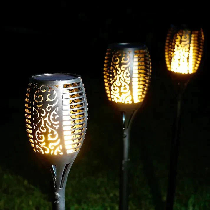 Solar Tuinverlichting Fakkel met Flikkerend Licht – IP65 Waterdicht en Eenvoudige Installatie 6