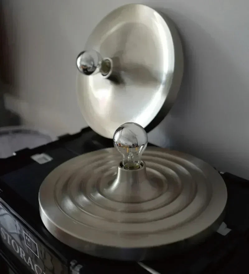 Stijlvolle Wandlamp van Metaal in Zilver – LED UFO Muurlamp voor Slaapkamer en Woonkamer 4