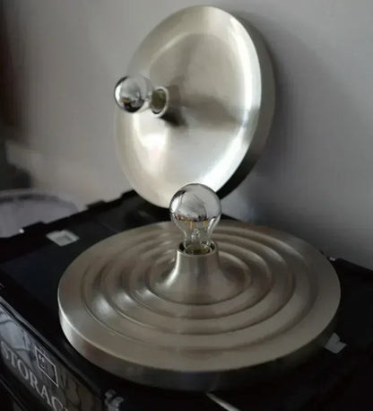 Stijlvolle Wandlamp van Metaal in Zilver – LED UFO Muurlamp voor Slaapkamer en Woonkamer 4