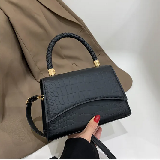 Tijdloze Andrea Handtas Dames van PU-leer met Bovenhandvat en Crossbodyband – Elegante en Functionaliteit voor Elke Gelegenheid 0