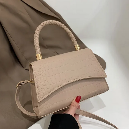 Tijdloze Andrea Handtas Dames van PU-leer met Bovenhandvat en Crossbodyband – Elegante en Functionaliteit voor Elke Gelegenheid 1