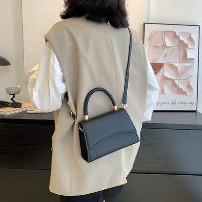 Tijdloze Andrea Handtas Dames van PU-leer met Bovenhandvat en Crossbodyband – Elegante en Functionaliteit voor Elke Gelegenheid 2