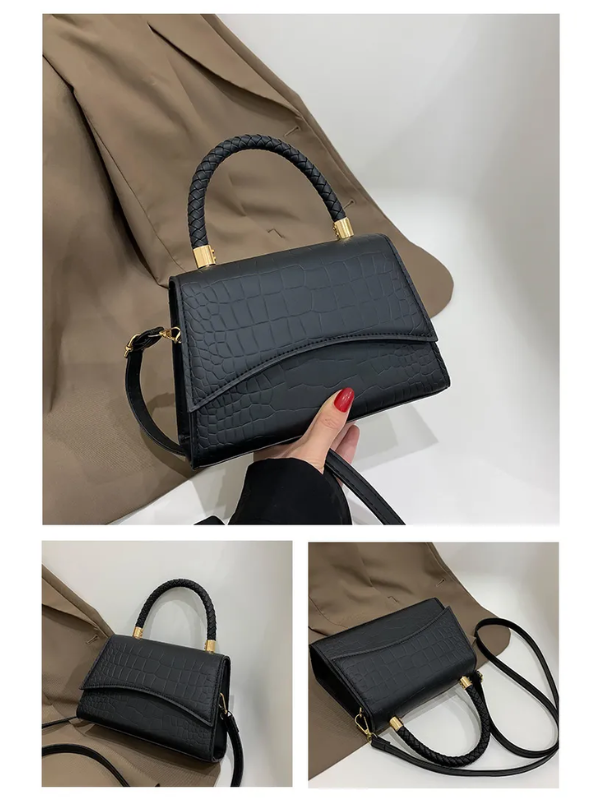 Tijdloze Andrea Handtas Dames van PU-leer met Bovenhandvat en Crossbodyband – Elegante en Functionaliteit voor Elke Gelegenheid 5