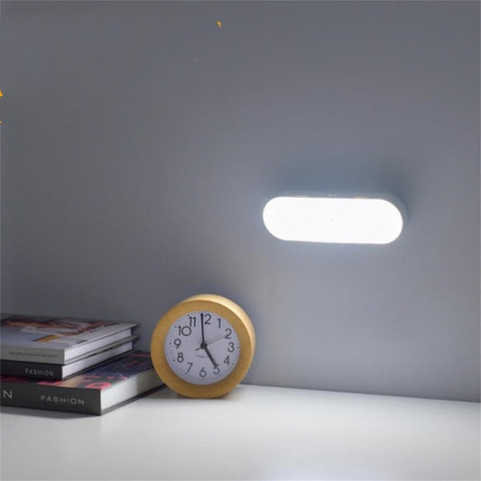 USB Oplaadbare Bewegingssensor Wandlamp – Draadloos met 3 Dimbare Lichtkleuren voor Veiligheid en Comfort 0