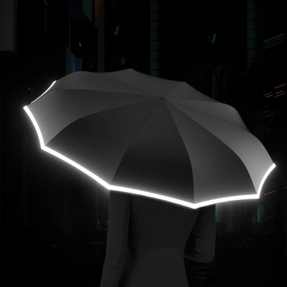 Ultra Windbestendige Stormparaplu met Reflecterend Ontwerp - Compact en Duurzaam voor Optimaal Bescherming tegen Regen en Wind 7