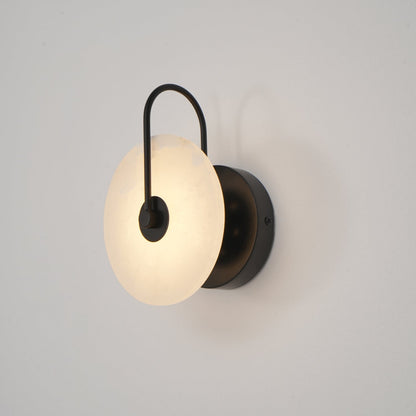 Unieke Alabaster LED Wandlamp met Modern Design en Warm Sfeerlicht 7