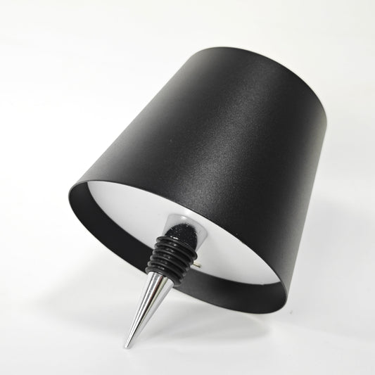 Unieke LED Flessenlamp voor Decoratieve Verlichting – Warm Wit, Oplaadbaar, 30 cm Hoog, Glas en Kunststof 0