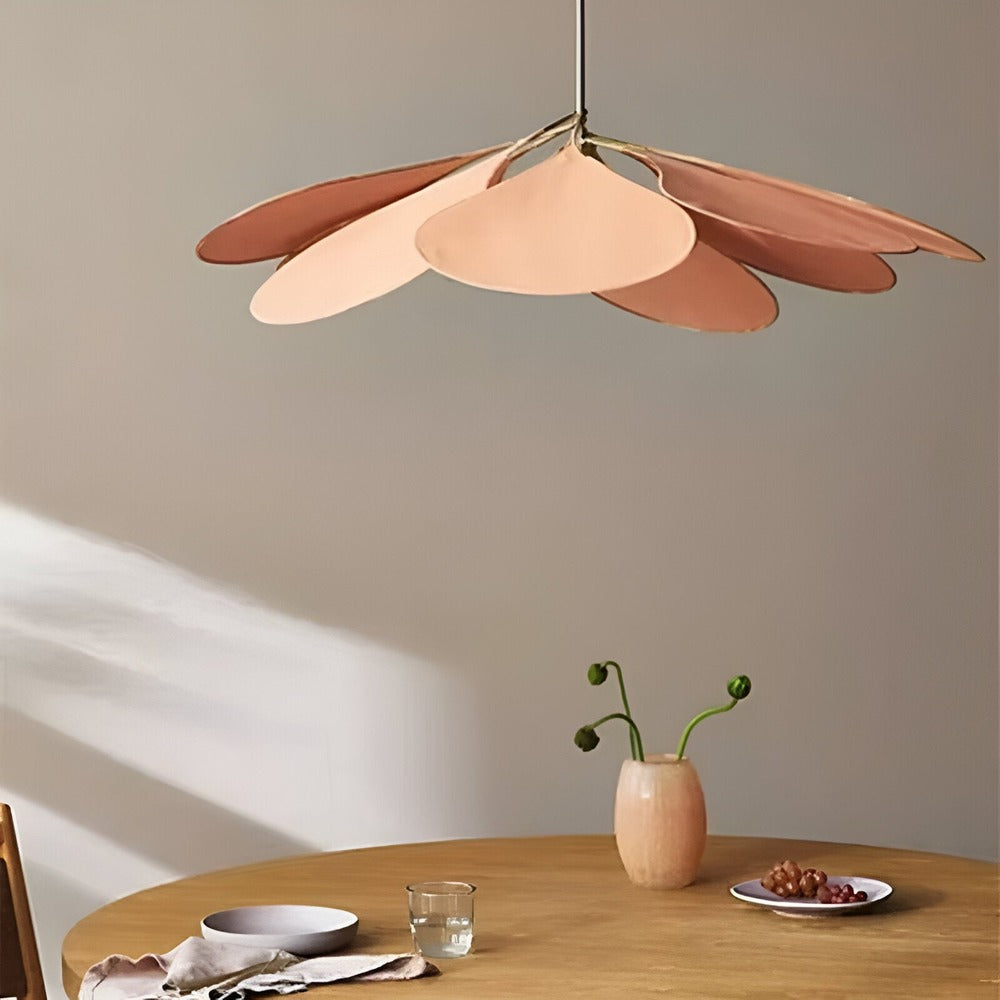 Vintage Hanglamp van Stof met Bloemdesign – Elegante Verlichting voor Woonkamer 5