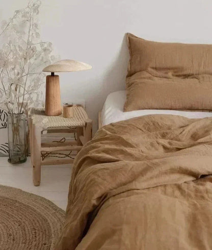 Vintage Wabi-Sabi Tafellamp van Hout en Metaal met LED Verlichting – Sfeervolle Interieurverlichting 5