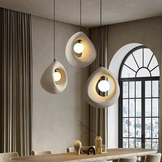 Wabi Sabi Hanglamp Zwart Maanbol voor Eettafel en Woonkamer – Japandi Stijl Verlichting 0