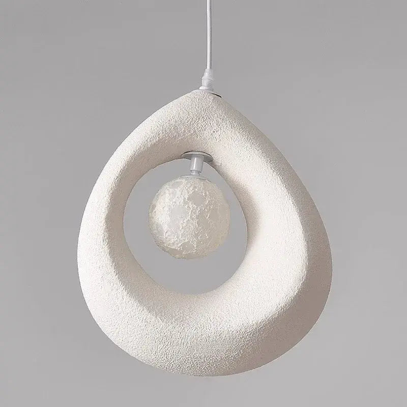 Wabi Sabi Hanglamp Zwart Maanbol voor Eettafel en Woonkamer – Japandi Stijl Verlichting 2