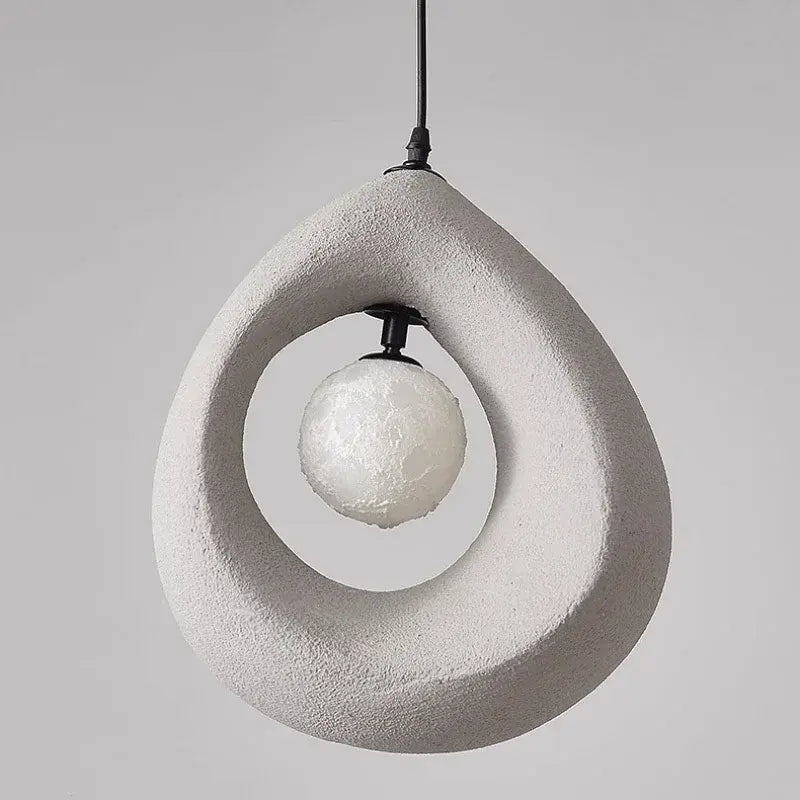 Wabi Sabi Hanglamp Zwart Maanbol voor Eettafel en Woonkamer – Japandi Stijl Verlichting 3