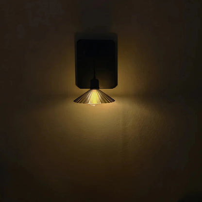 Wandlamp Buiten met Zonne-energie en Automatische Schemersensor – Weerbestendig Geplisseerd Ontwerp voor Tuin en Terras 1