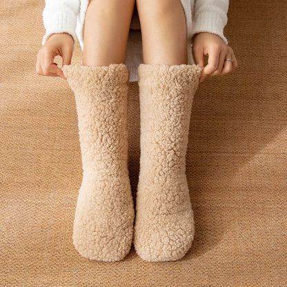 Warme Fluwelen Wintersokken voor Dames en Heren - Thermosokken voor Ultiem Comfort en Directe Warmte - Perfect voor Thuisgebruik 5
