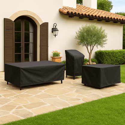 Waterdichte Buitenmeubilair Deksel van Hoogwaardig Polyester – UV-bestendig en Weerbestendig voor Tuintafels, Stoelen en Loungesets 3